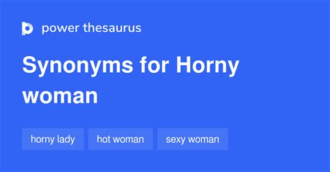 synonyms for horny|HORNY Synonyms .